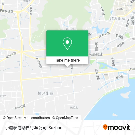 小骆驼电动自行车公司 map