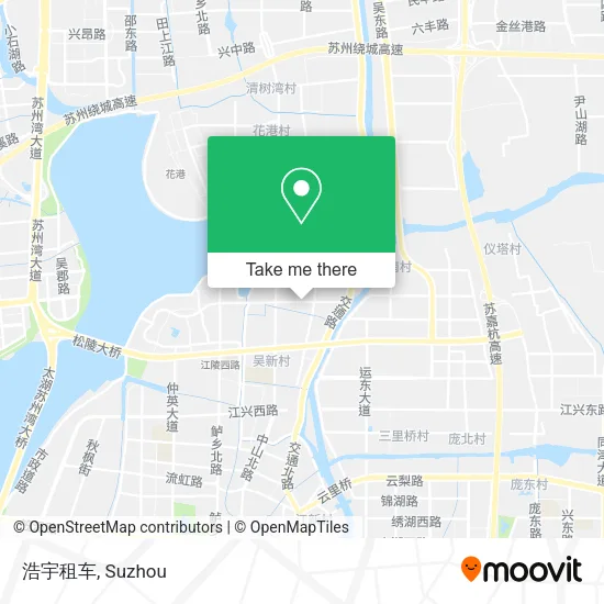 浩宇租车 map