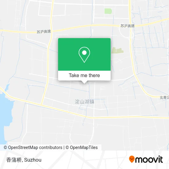 香蒲桥 map