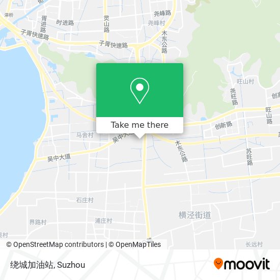 绕城加油站 map