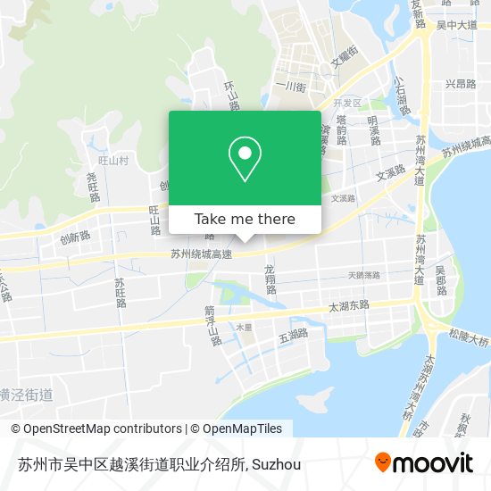 苏州市吴中区越溪街道职业介绍所 map