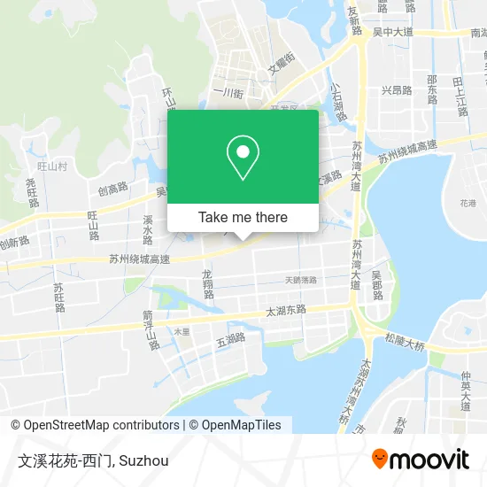 文溪花苑-西门 map