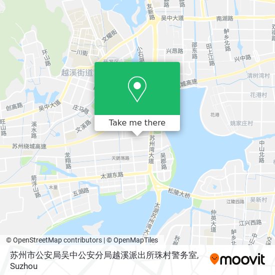 苏州市公安局吴中公安分局越溪派出所珠村警务室 map