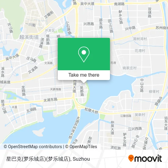 星巴克(梦乐城店)(梦乐城店) map