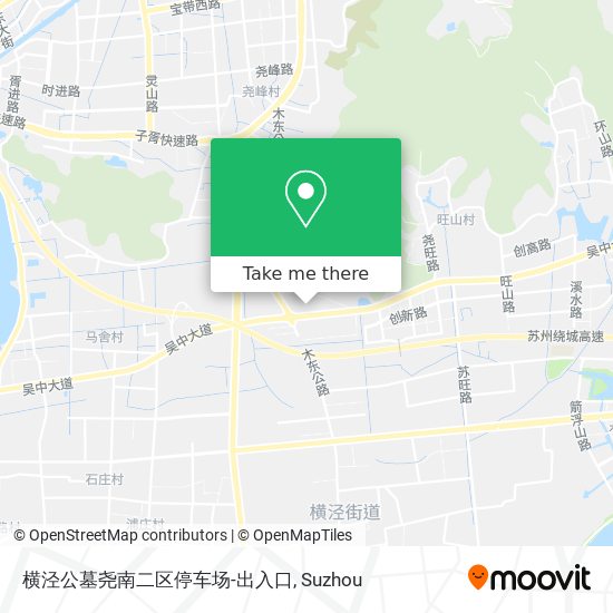 横泾公墓尧南二区停车场-出入口 map