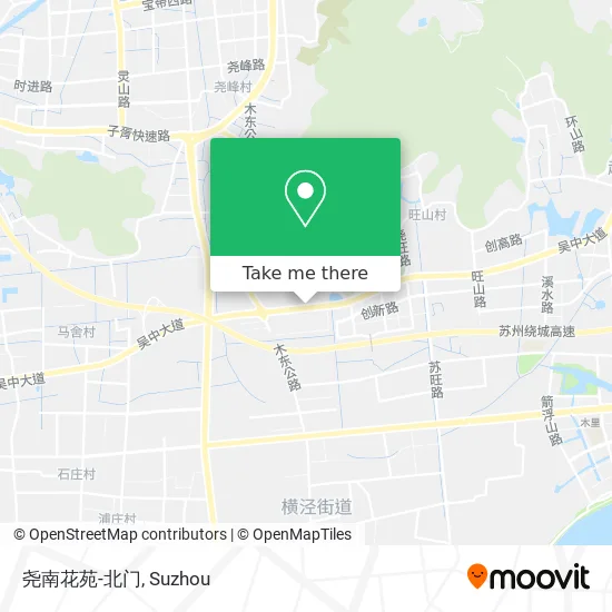 尧南花苑-北门 map