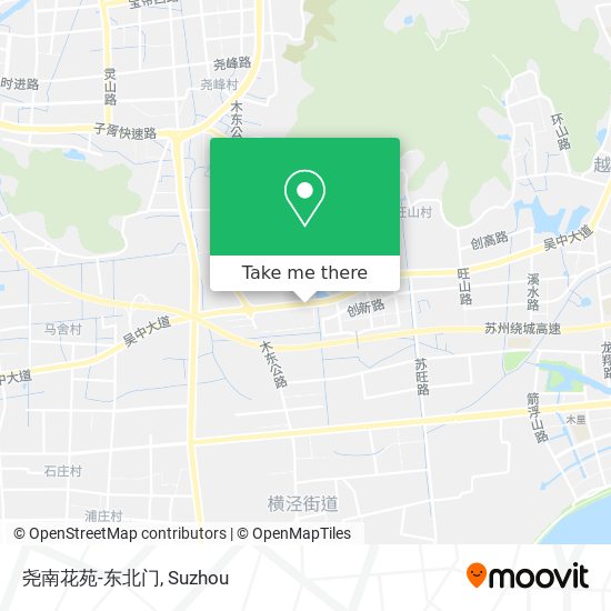 尧南花苑-东北门 map