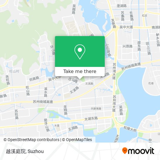 越溪庭院 map