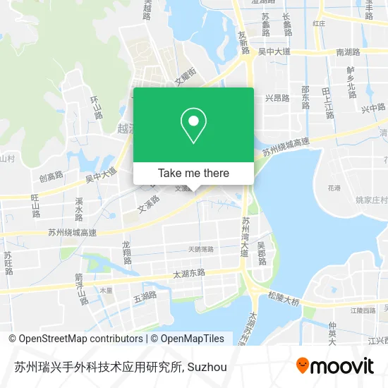 苏州瑞兴手外科技术应用研究所 map