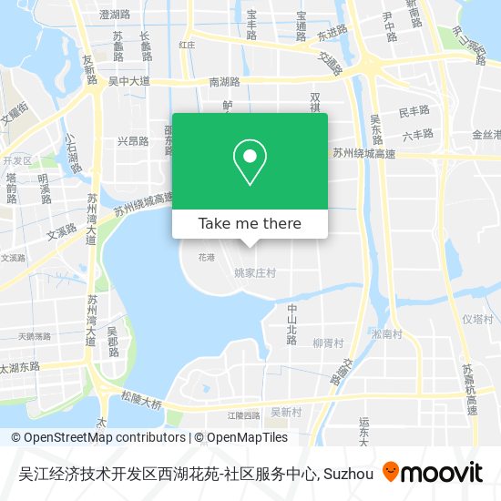 吴江经济技术开发区西湖花苑-社区服务中心 map