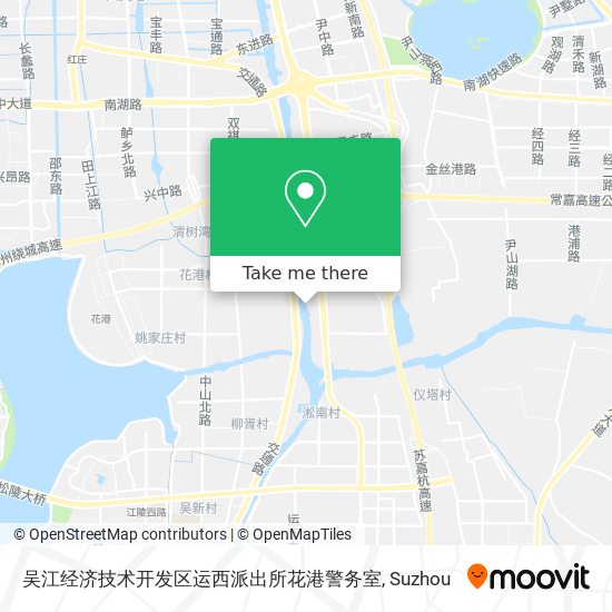 吴江经济技术开发区运西派出所花港警务室 map