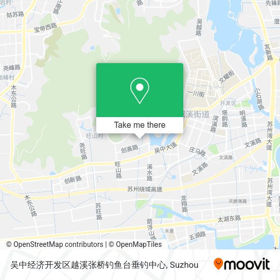 吴中经济开发区越溪张桥钓鱼台垂钓中心 map