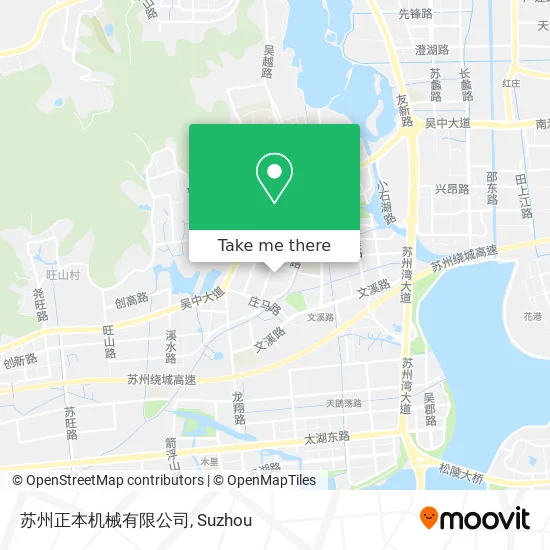 苏州正本机械有限公司 map