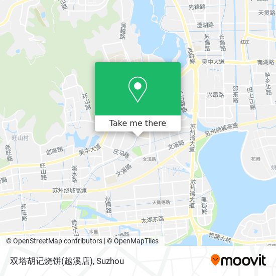 双塔胡记烧饼(越溪店) map