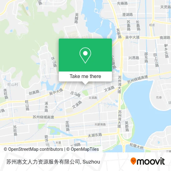 苏州惠文人力资源服务有限公司 map