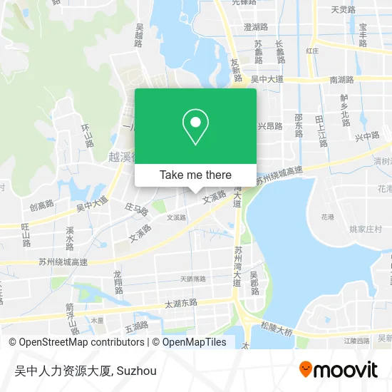 吴中人力资源大厦 map