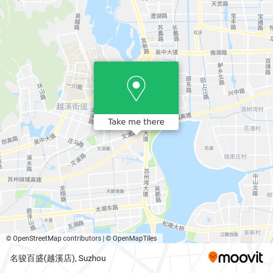名骏百盛(越溪店) map