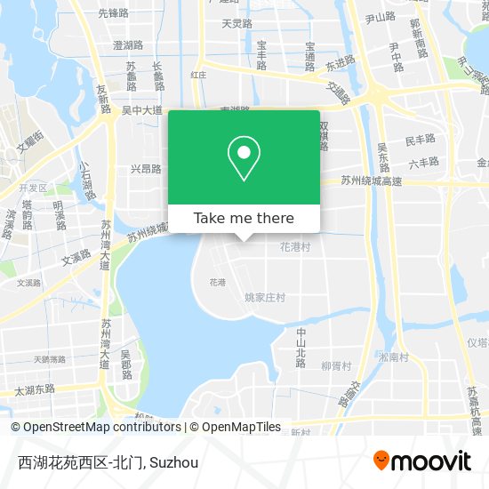 西湖花苑西区-北门 map