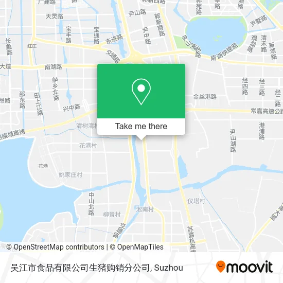 吴江市食品有限公司生猪购销分公司 map