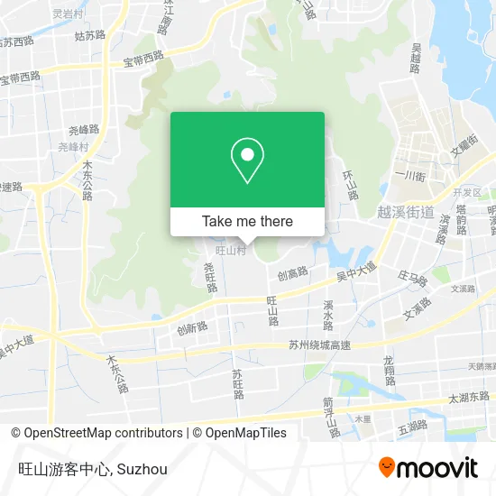 旺山游客中心 map