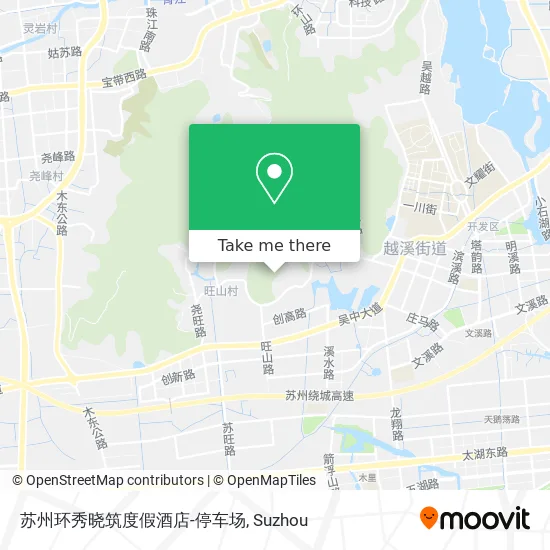 苏州环秀晓筑度假酒店-停车场 map