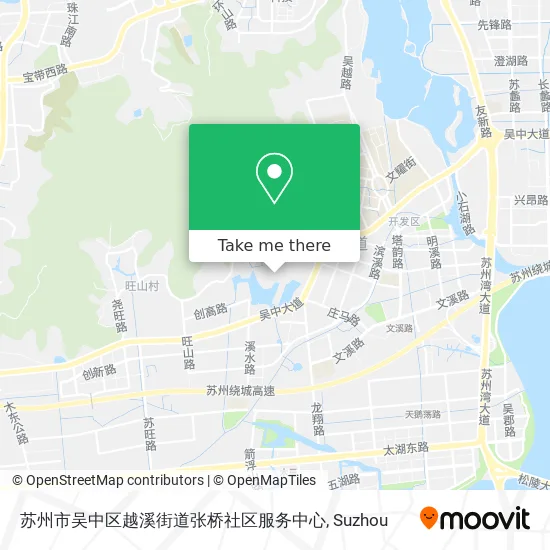 苏州市吴中区越溪街道张桥社区服务中心 map
