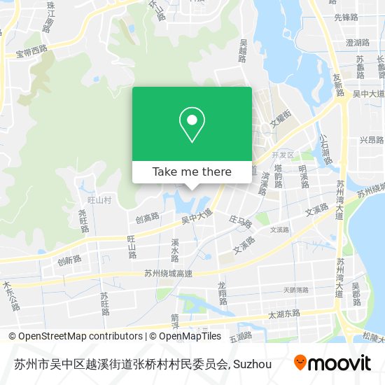 苏州市吴中区越溪街道张桥村村民委员会 map