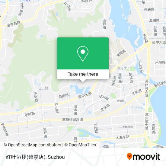 红叶酒楼(越溪店) map