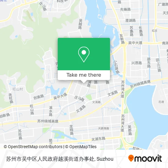 苏州市吴中区人民政府越溪街道办事处 map