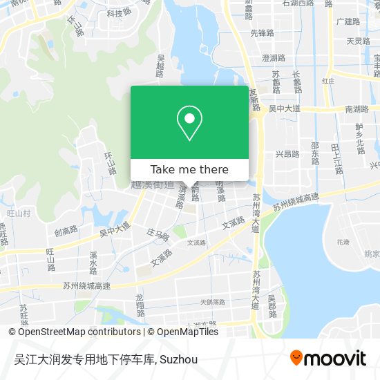 吴江大润发专用地下停车库 map
