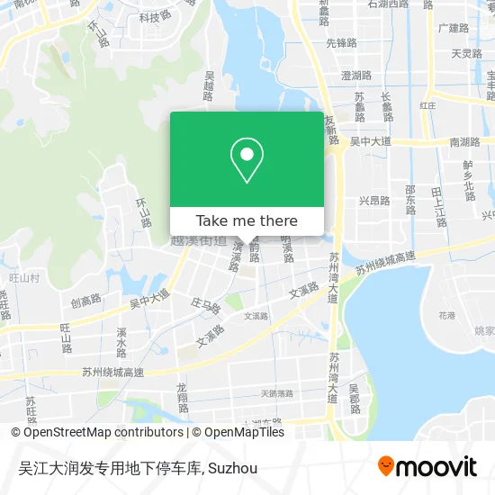 吴江大润发专用地下停车库 map
