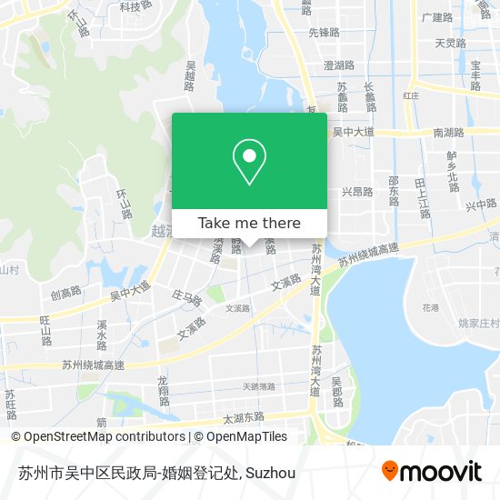 苏州市吴中区民政局-婚姻登记处 map