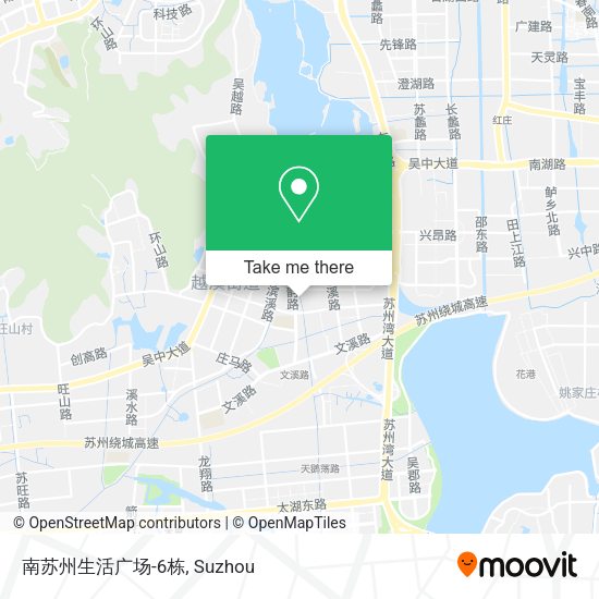 南苏州生活广场-6栋 map