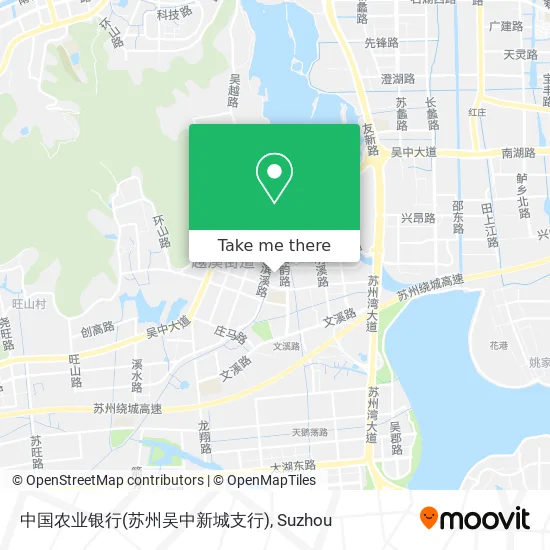 中国农业银行(苏州吴中新城支行) map