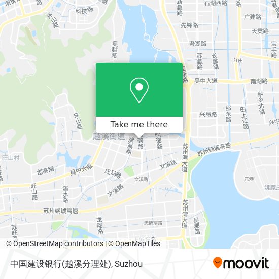 中国建设银行(越溪分理处) map