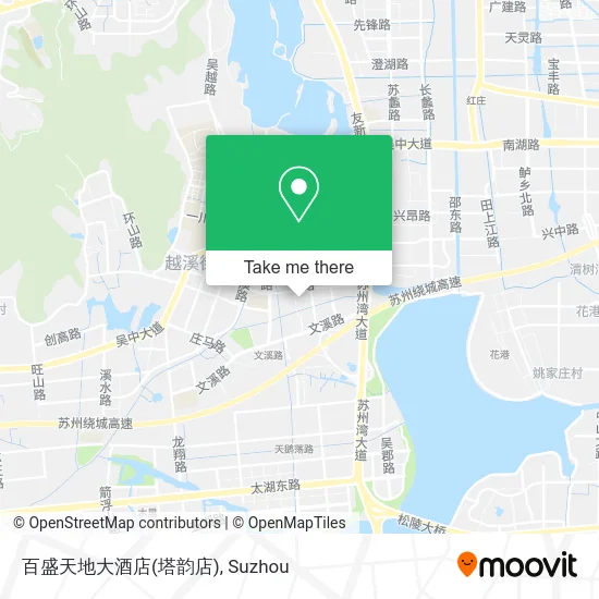 百盛天地大酒店(塔韵店) map