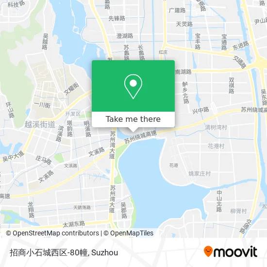 招商小石城西区-80幢 map