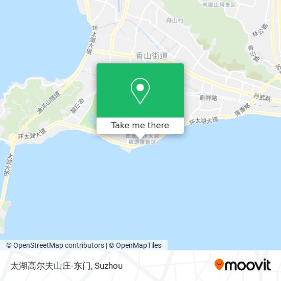 太湖高尔夫山庄-东门 map