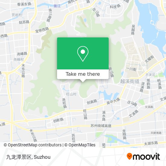九龙潭景区 map