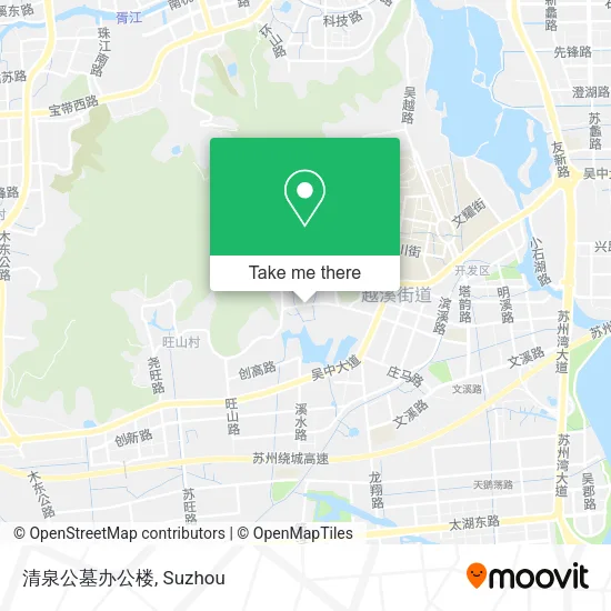 清泉公墓办公楼 map