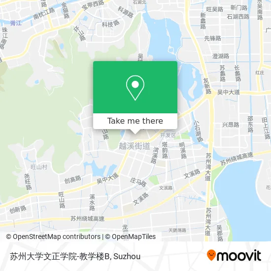 苏州大学文正学院-教学楼B map