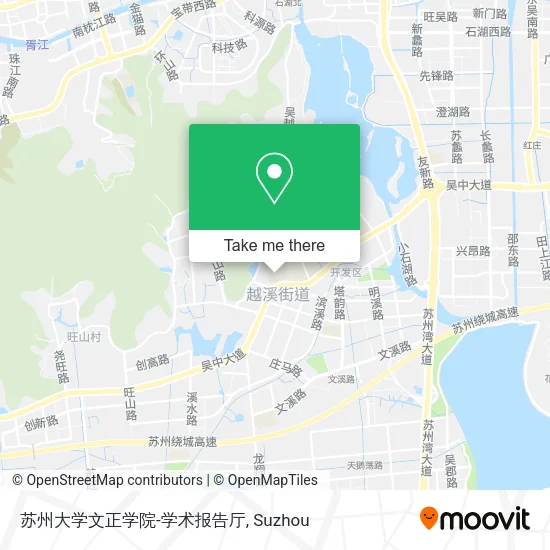 苏州大学文正学院-学术报告厅 map