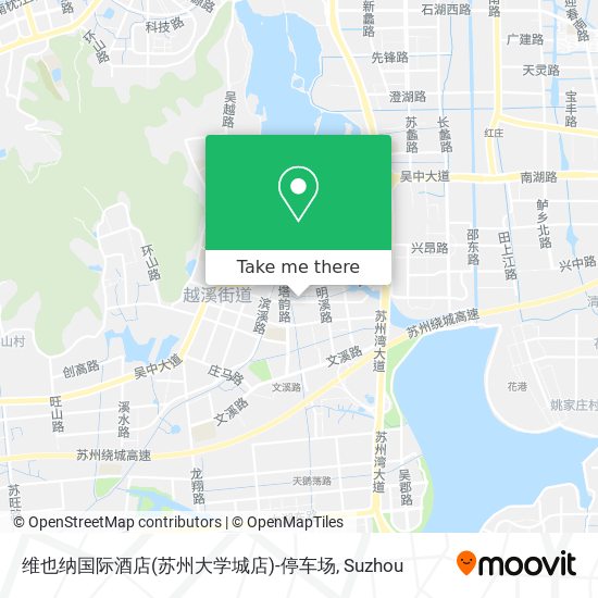 维也纳国际酒店(苏州大学城店)-停车场 map
