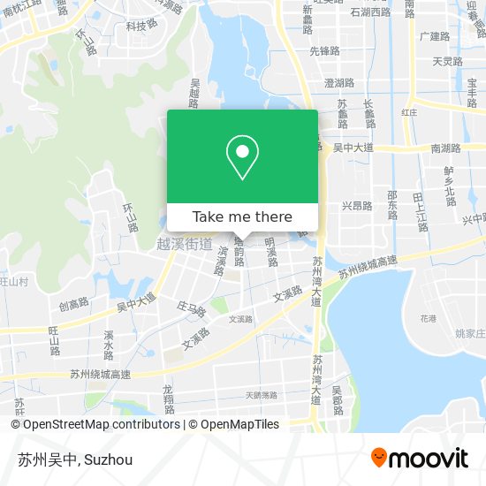 苏州吴中 map