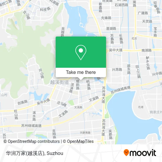 华润万家(越溪店) map