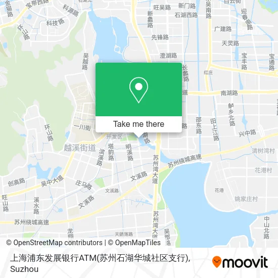 上海浦东发展银行ATM(苏州石湖华城社区支行) map