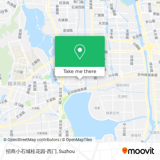 招商小石城桂花园-西门 map