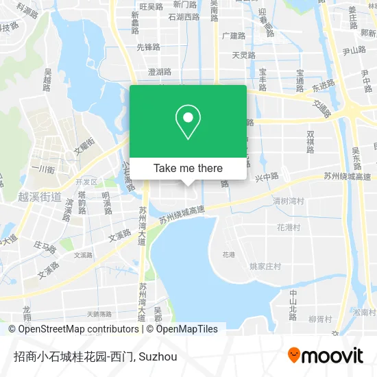 招商小石城桂花园-西门 map