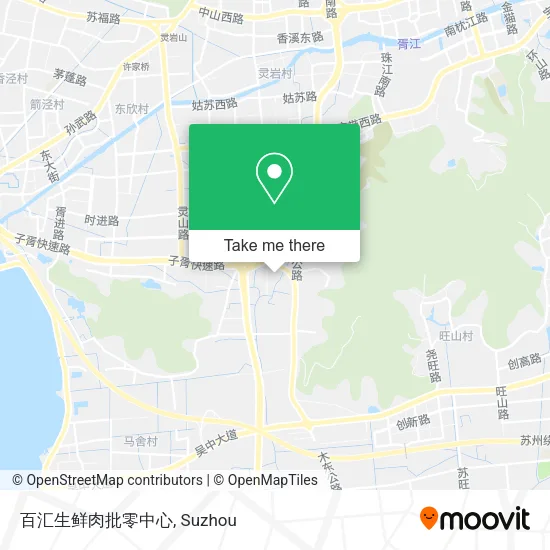 百汇生鲜肉批零中心 map