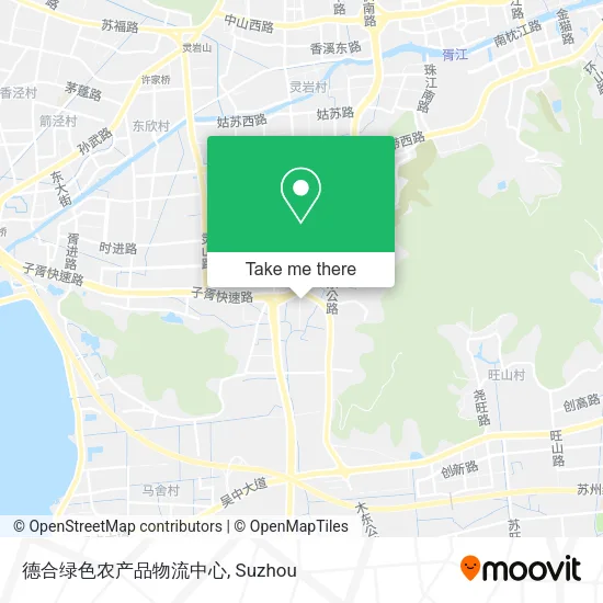 德合绿色农产品物流中心 map